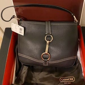 Leather Hobo Coach Purse NWT